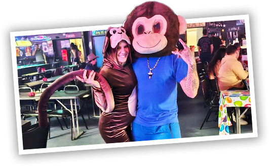 Censored Monkey pool hall exterior/interior